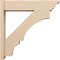 Ekena Millwork 8-in W x 36-in D x 36-in H Balboa Trad Rough Cedar Woodgrain TimberThane Outlooker, Primed Tan OUTUR080X36X36BOA04RCPR - alternate 2